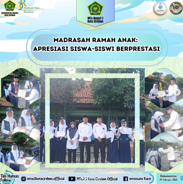Apresiasi siswa siswi berprestasi
